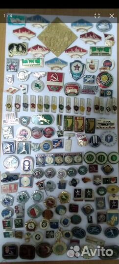Коллекция знаков разной тематики 140шт