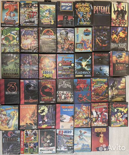 Картриджи Sega (Обновление 05.06.23) 90-х 2000-х