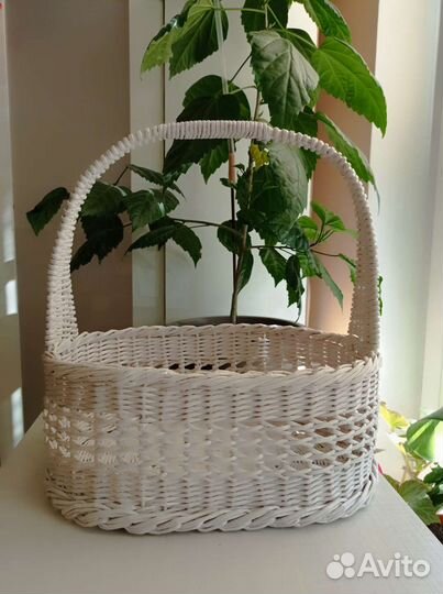 Плетеные изделия из бумажной лозы
