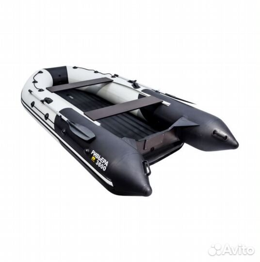 Лодка пвх Ривьера 3600 Килевое надувное дно Комби