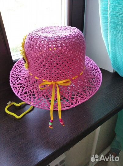 Шляпа/панама с подсолнухами