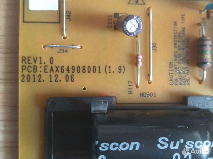 Плата питания EAX64908001(1.9) LGP3942-13P