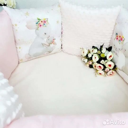 Бортики в кроватку новые