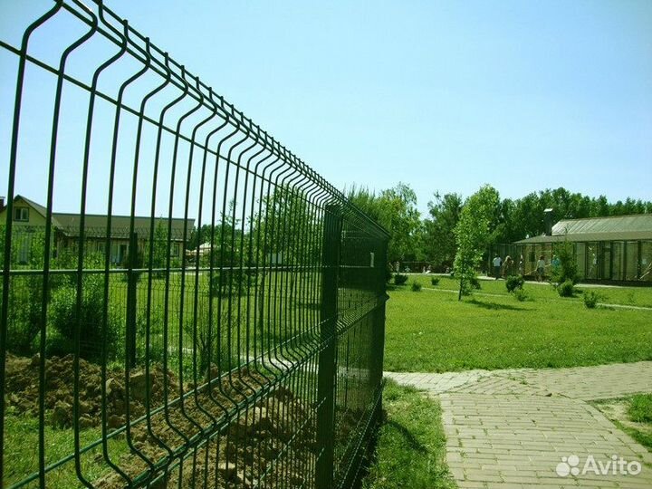Сетка для забора 3д