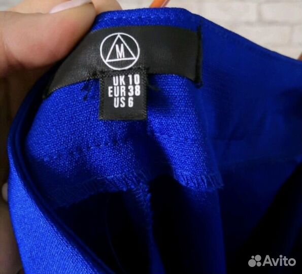 44 новый синий брючный костюм Missguided/Asos