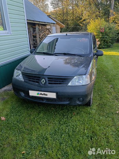 Renault Logan 1.6 МТ, 2009, битый, 155 000 км