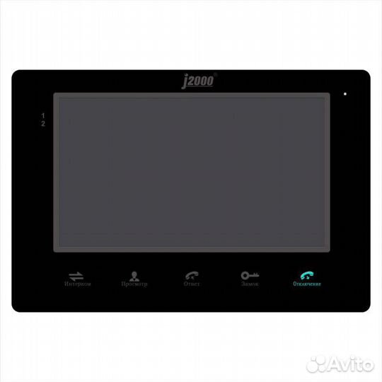 Цветной видеодомофон J2000-DF-виктория (черный) 7