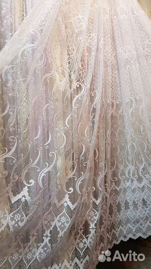 Тюль корт, готовые комплекты