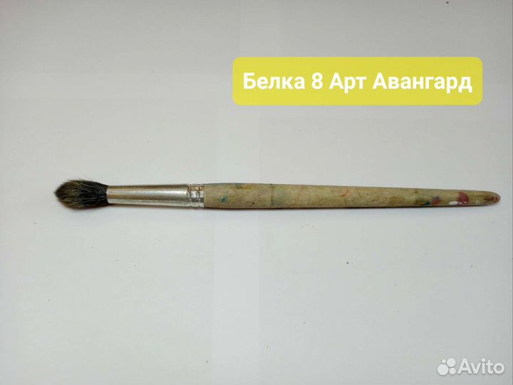 Кисти художественные 7 шт + пенал