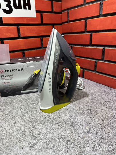 Паровой утюг brayer BR4003GY