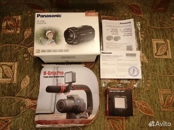 Видеокамера panasonic hc v760