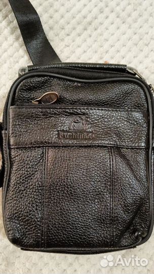 Мужская кожаная сумка новая