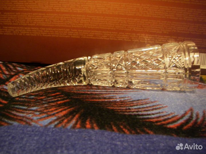 Хрустальный рог-бокал