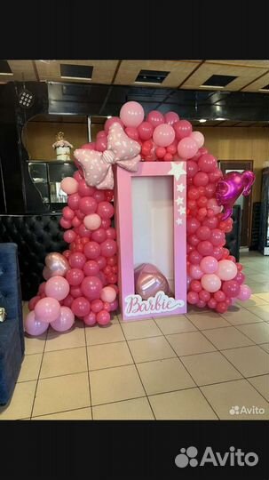 Коробка Барби в аренду реквизит для фотосессии