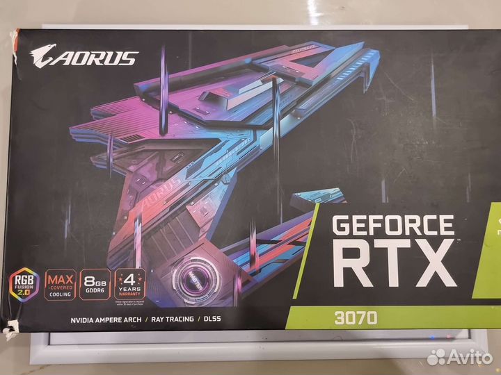 Видеокарта rtx3070 aorus master gigabyte