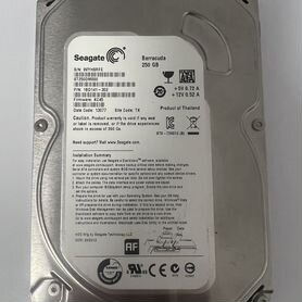 Жесткий диск для компьютера Seagate 250 Gb