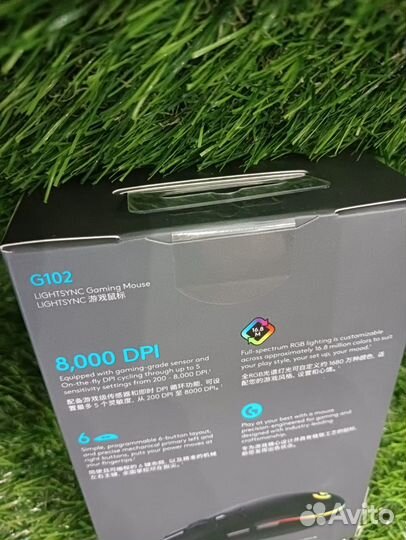 Игровая мышь Logitech G102 LightSync Black