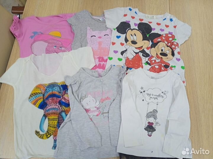 Вещи пакетом на девочку 104 110