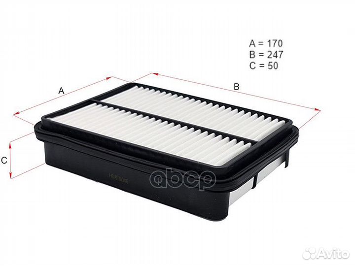 Фильтр воздушный toyota estima/townace noah 98