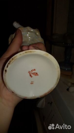 Фарфоровая статуэтка Балерина с цветком СССР