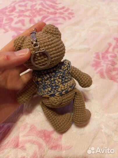 Игрушка мишка брелок