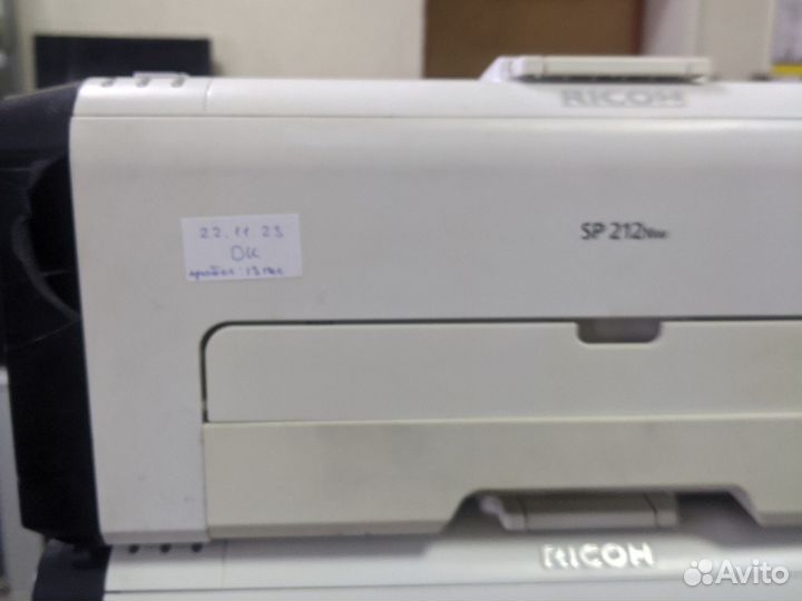 Принтер А4 ч/б лазерный Ricoh SP 212 nw