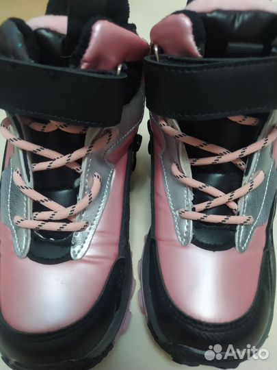 Ботиночки зима светящиеся 28р