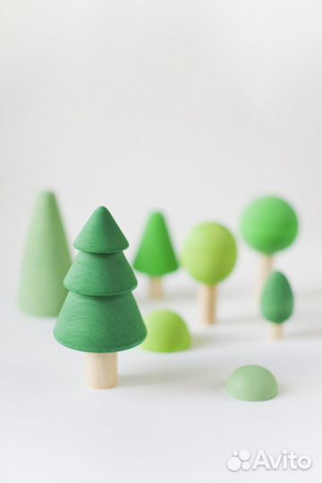 Игрушка деревянная Русский лес в мешочке