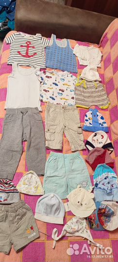 Много вещей на мальчика до года и старше