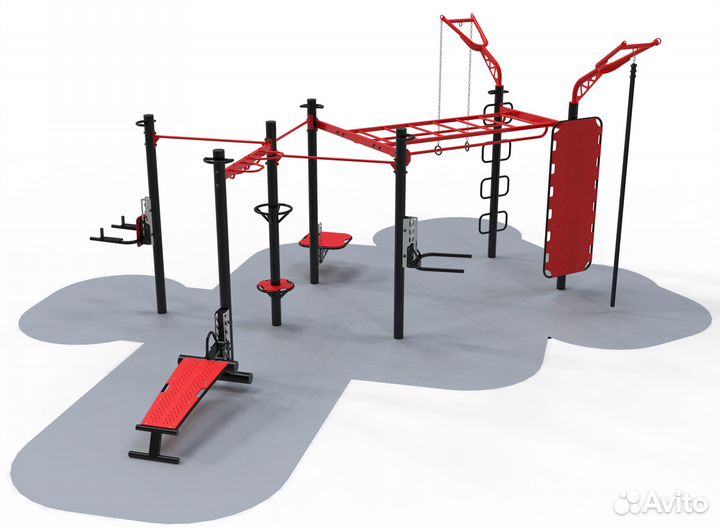 Уличный спортивный комплекс