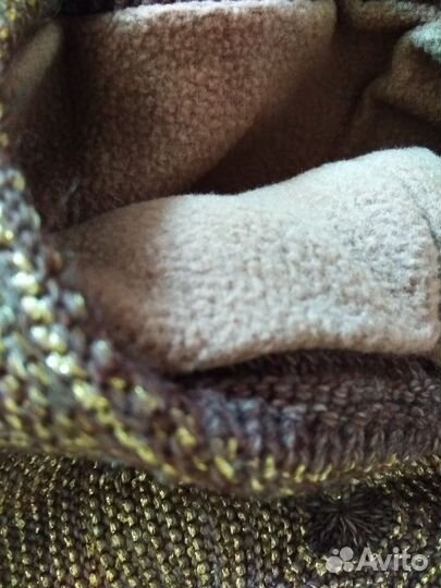 Шапка женская, на флисе, новая