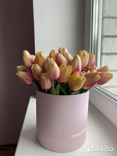 Букет искусственный, тюльпаны