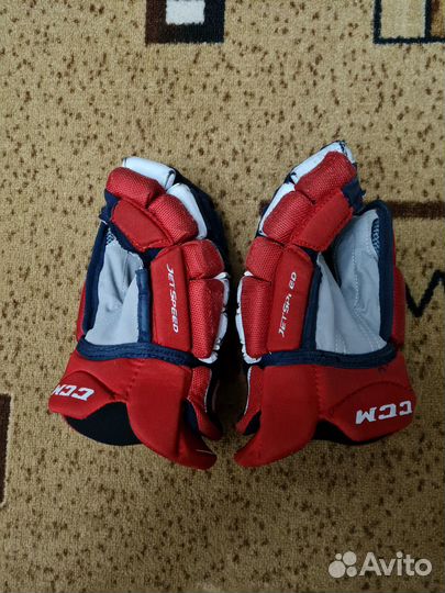 Перчатки хоккейные CCM jetspeed FT370 SR