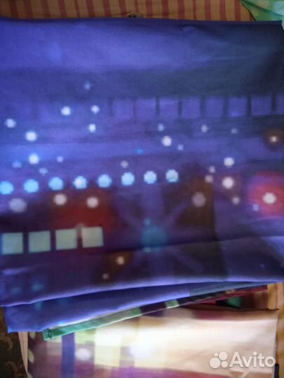 Фото шторы ночной город