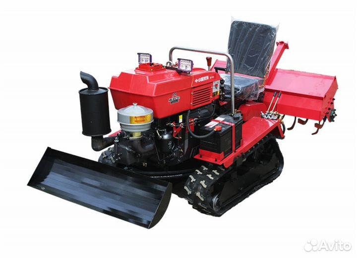 Мини-трактор гусеничный культиватор 35