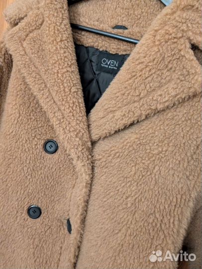 Шуба в стиле Тедди овчина