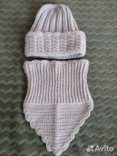 Шапка вязанная зимняя