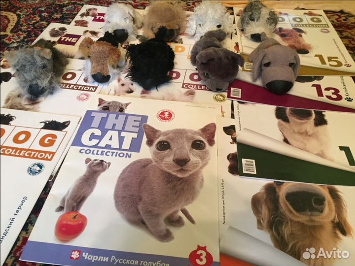 Коллекционные журналы и игрушки The dog