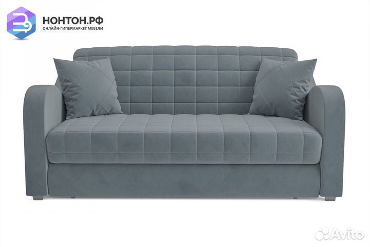 Диван аккордеон Барон №3 серый
