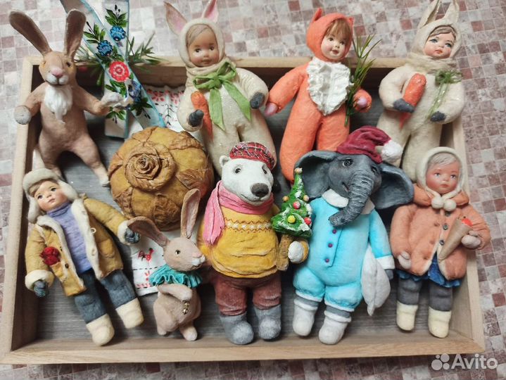 Ватная игрушка