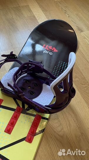 Сноуборд комплект: USD 130 - NW 37.5 - Rossi myth