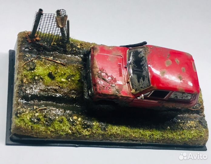 Виньетка масштаб 1:43. Модель автомобиля