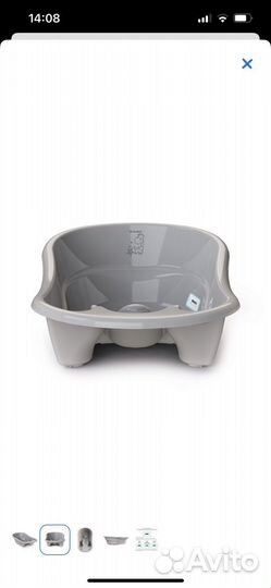 Ванночка для купания + горка+сиденье+коврик