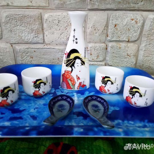 Набор для сакэ. Япония