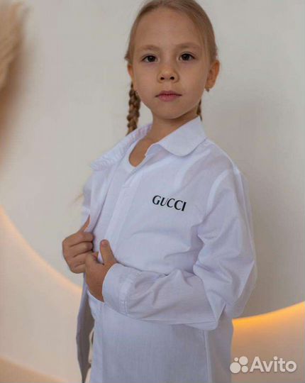 Рубашка gucci для девочки