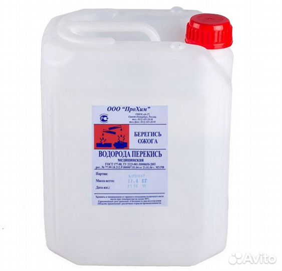 Перекись водорода 37 медицинская