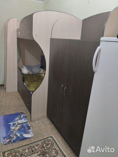 Двухъярусная кровать бу с матрасами