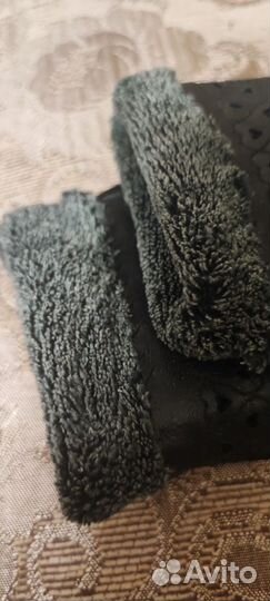 Перчатки женские кожаные зимние