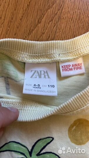 Футболка zara 110