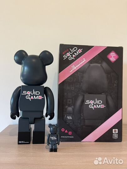 2 bearbrick “Squid Game ” SET оригинал